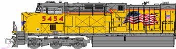 N) 176-8966 GE ES44AC UP #5454 | ホビーセンターカトー