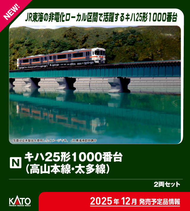 N) 10-1666 キハ25形1000番台(高山本線・太多線) 2両セット