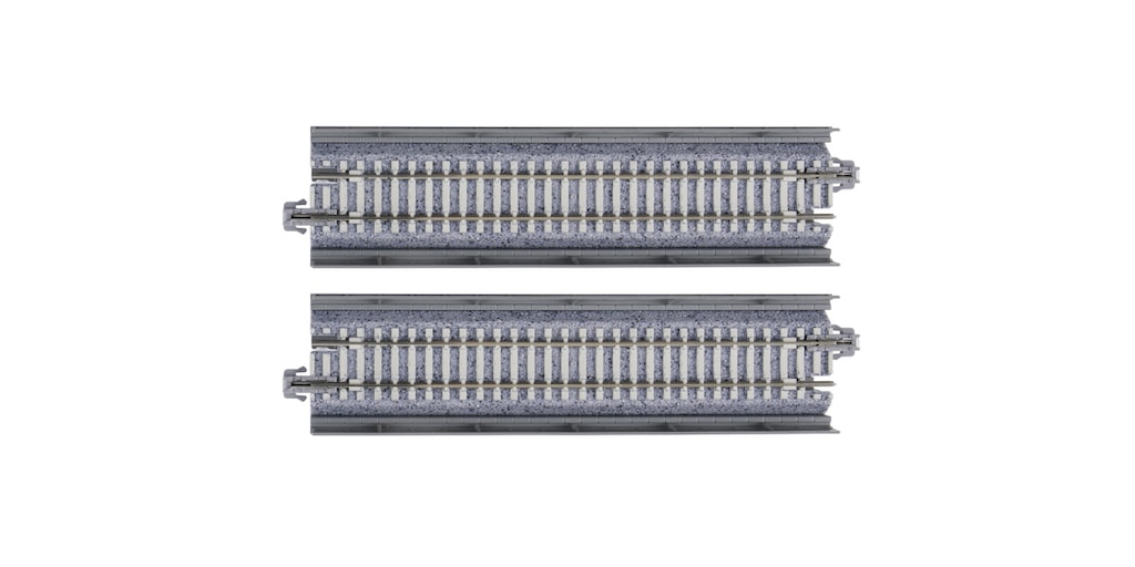 N) 20-424 PC単線高架直線線路 124mm (2本入) | カトー | カト- 20-424