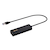 バッファロー｜BUFFALO｜USB-A接続 LANアダプター Giga対応 ハブ付（ブラック）｜LUD-U3-AU101BK