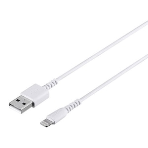 �o�b�t�@���[�bUSB2.0�P�[�u���iA to Lightning�j MFi�F�؃��f�� 1.0m�i�z���C�g�j�bBSMPCL110WH