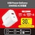 �o�b�t�@���[�bPD30W�Ή� AC�[�d�� 2�|�[�g C�~1/A�~1 �i�z���C�g�j�bBSACPD3000C2WH