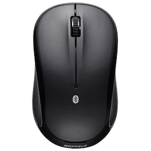 バッファロー｜Bluetooth3.0対応 IR LED光学式マウス 3ボタンタイプ(ブラック)｜BSMRB050BK