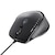 バッファロー｜有線 BlueLED 5ボタン ネオフィットマウス Mサイズ（ブラック）｜BSMBU510MBK