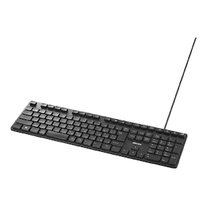 バッファロー｜静音設計 有線フルキーボード 日本語配列（ブラック）｜BSKBU320BK