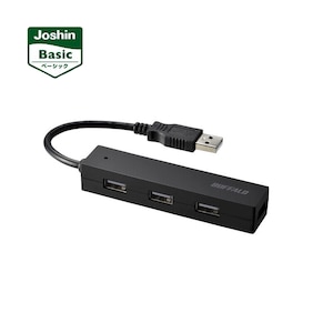 �o�b�t�@���[�bUSB-A USB2.0 �o�X�p���[ 4�|�[�g �n�u(�u���b�N)�yJoshin�I���W�i�����f���z�bBSH4U2010UBKJ