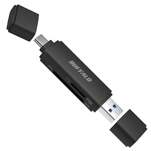 �o�b�t�@���[�bType-C/Type-A�ڑ� USB3.2 Type-C�J�[�h���[�_�[�bBSCR130U3CBK