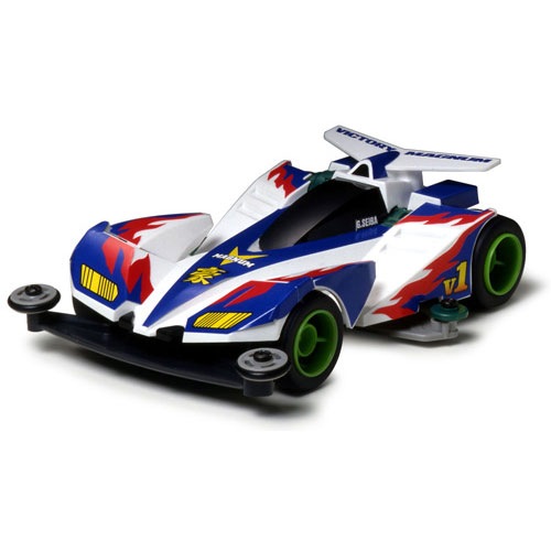 田宮　ミニ四駆　スーパー1シャーシセット　旧キット　裏絵　ファイターマグナム ファイターマグナム VFX (旧パッケージ) (スーパー1シャーシ
