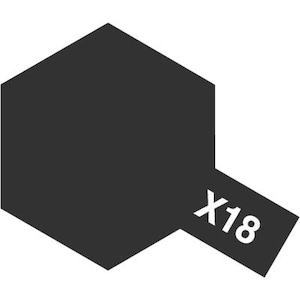 タミヤ｜タミヤカラー エナメル X-18 セミグロスブラック【80018】｜T ｴﾅﾒﾙ X-18 ｾﾐｸﾞﾛｽﾌﾞﾗｯｸ