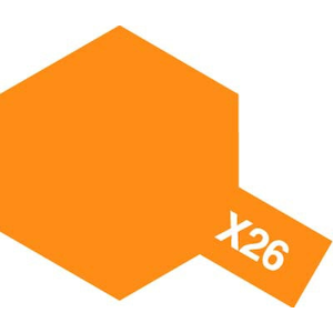 タミヤ｜タミヤカラー エナメル X-26 クリヤーオレンジ【80026】｜T ｴﾅﾒﾙ X-26 ｸﾘﾔｰｵﾚﾝｼﾞ