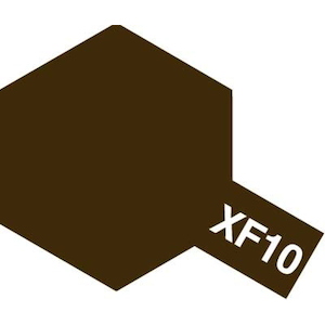タミヤ｜タミヤカラー エナメル XF-10 フラットブラウン【80310】｜T ｴﾅﾒﾙ XF-10 ﾌﾗｯﾄﾌﾞﾗｳﾝ