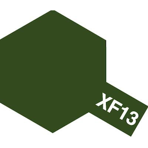 タミヤカラー アクリルミニ XF-13 濃緑色【81713】