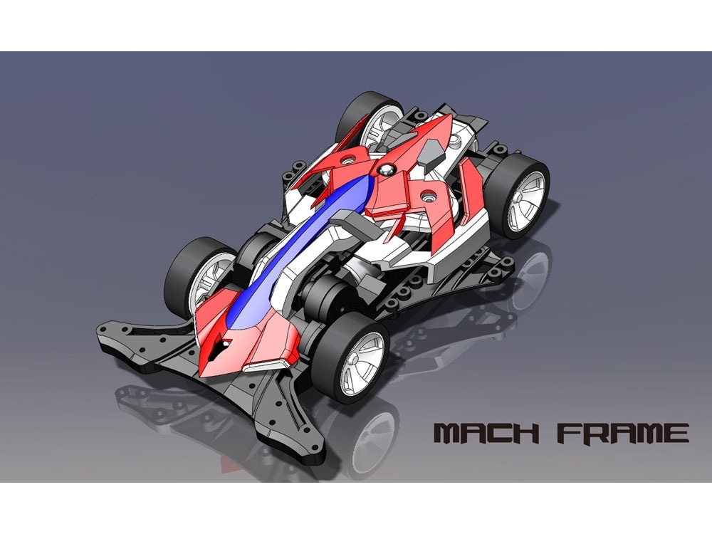 1/32 ミニ四駆REVシリーズ No.14 マッハフレーム (FM-Aシャーシ