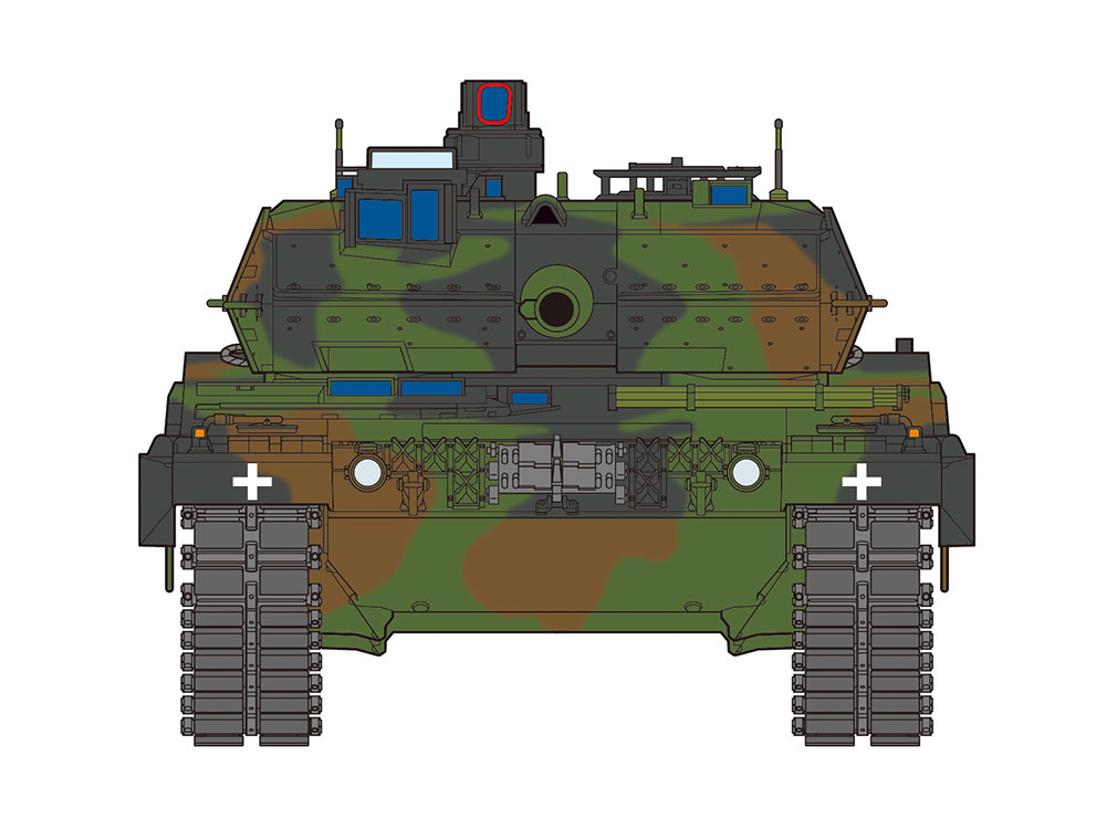 タミヤ 1/35 レオパルト2A6戦車“ウクライナ軍” 完成品 タミヤ スケール限定商品 1/35 レオパルト2A6戦車“ウクライナ軍