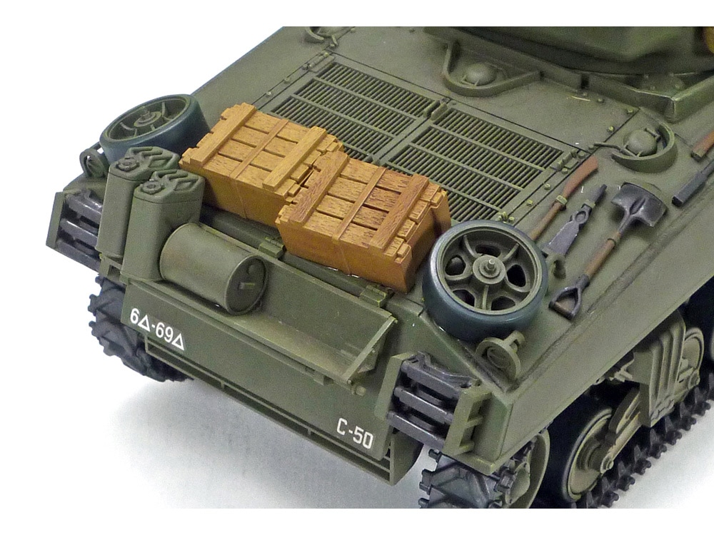 1／35 アメリカ軍M4A3シャーマン戦車 35-048】1/35 アメリカ中戦車 M4A3(76)Wシャーマン 人形4体つき