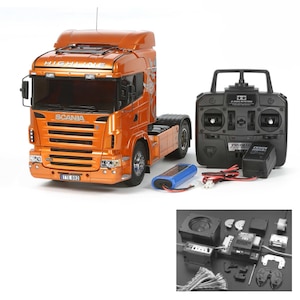 �^�~���b1/14 RC �X�J�j�A R470 �n�C���C�� (�I�����W�G�f�B�V����) �t���I�y���[�V�����Z�b�g�y56337�z�bT 56337 RC�ٵ�� ��Ʊ ʲײ� ��ݼ�