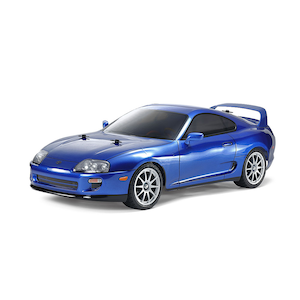 タミヤ｜1/10 電動RC組立シャーシキット トヨタ スープラ (JZA80) (BT-01シャーシ)（塗装済みボディ）【58733】｜T58733 ﾄﾖﾀｽｰﾌﾟﾗJZA80