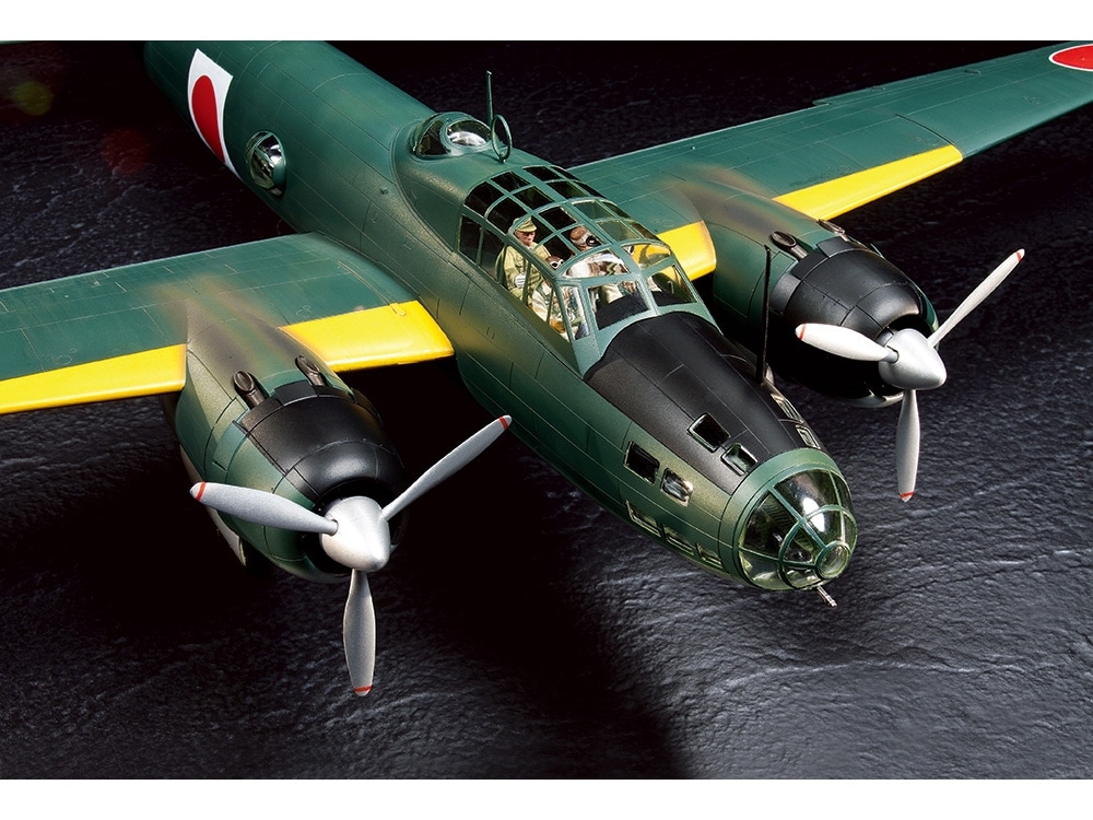 1/48 一式陸上攻撃機11型 山本長官搭乗機（人形17体付き