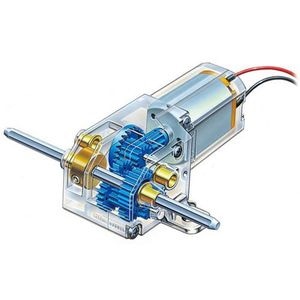 タミヤ 楽しい工作シリーズ No.190 ミニモーターマルチギヤボックス 12速 70190 wyw801m ミニモーター多段ギヤボックス（12速) 【70190】 | タミヤ