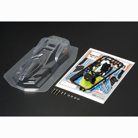 サンダーショットMk.Ⅱクリアボディ ポリカ【限定商品】95015 ミニ四駆限定】サンダーショットMk.II クリヤーボディセットII