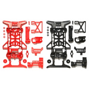 スーパーX 強化シャーシセット (レッド・ブラック) 【95242