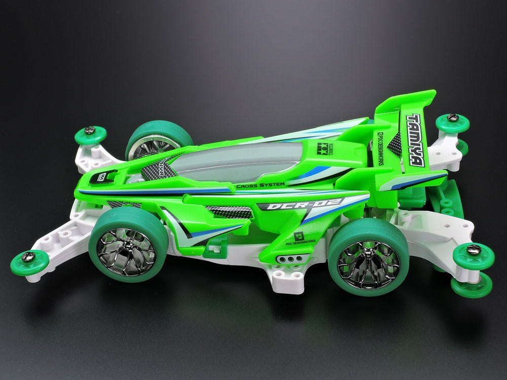1/32 ミニ四駆 DCR-02 (デクロス-02) 蛍光グリーンスペシャル