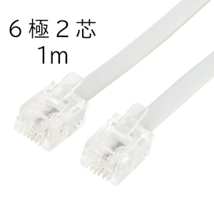 MCO�b6��2�c �d�b�@�R�[�h 1m�i�z���C�g�j�bDC-201/WH