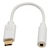 MCO�bUSB Type-C to 3.5mm(4��)�I�[�f�B�I�ϊ��P�[�u���i�z���C�g�j�bSAD-CE04/WH