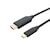 MCO�bUSB Type-C-HDMI�ϊ��P�[�u�� 1m�i�u���b�N�j�bUSD-FH10/BK