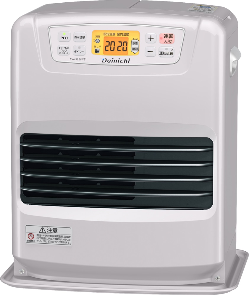 石油ファンヒーター（木造9畳/コンクリート12畳まで ミストグレー