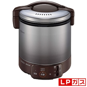 リンナイ｜ガス炊飯器【プロパンガスLP用】　ダークブラウン｜RR-100VQ(DB)-LP