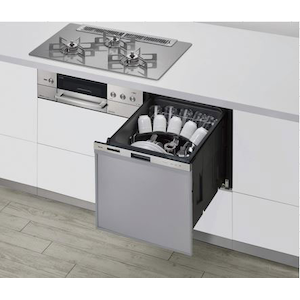 リンナイ｜41L ビルトイン食器洗い乾燥機（シルバー色）｜RWX-405LP