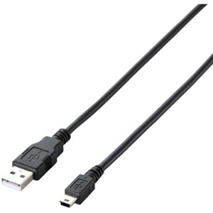 �G���R���b�G�RUSB2.0�P�[�u�� [A - miniB] 0.5m�i�u���b�N�j�bU2C-JM05BK