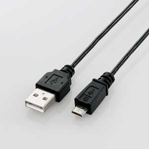 �G���R���bMicro-USB�P�[�u�� [A�|MicroB] 1.0m 1A�i�u���b�N�j�bU2C-AMBX10BK