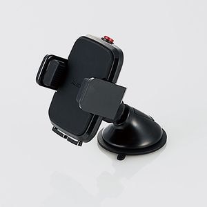 �G���R���b����45mm - 90mm�Ή� �ԍڃX�}�z�X�^���h(�Q���z��) �u���b�N�bP-CARS02BK