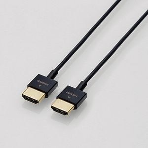 �G���R���bHDMI�P�[�u�� 0.7m 4K �J�e�S���[2 �C�[�T�l�b�g�Ή� �E���g���X���� ���V�[���h�R�l�N�^�i�u���b�N�j�bCAC-HD14US07BK