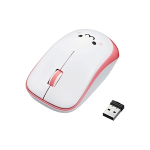 �G���R���b2.4GHz���C�����X IR LED�}�E�X 3�{�^�� �ȓd�� �s���N�bM-IR07DRPN