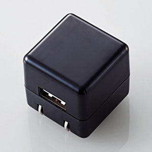 エレコム｜オーディオ用AC充電器(ブラック)｜AVS-ACUAN007BK