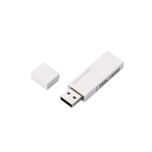 エレコム｜ELECOM｜USB2.0対応 フラッシュメモリ 16GB（ホワイト）セキュリティ機能搭載｜MF-MSU2B16GWH