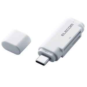 エレコム｜USB Type-Cメモリリーダライタ(スティックタイプ)（ホワイト）｜MR3C-D011WH