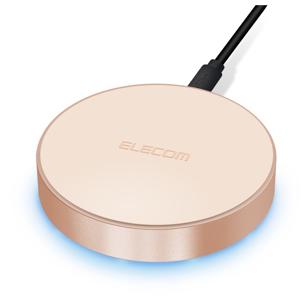 Qi規格対応ワイヤレス充電器 5W（ゴールド） | Joshin webショップ 通販 | エレコム | W-QA02GD