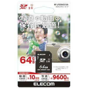 �G���R���bSDXC�������J�[�h 64GB Class10 UHS-I�bMF-JFSD64GC10A