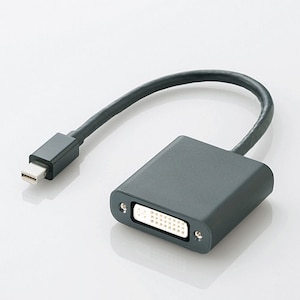 �G���R���bMini DisplayPort-DVI�ϊ��A�_�v�^ 0.15m�i�u���b�N�j�bAD-MDPDVIBK