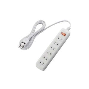 �G���R���b�ꊇ�X�C�b�`�t ���K�[�h�^�b�v 2�s���E6���E2.5m�i�z���C�g�j�bT-K3A-2625WH