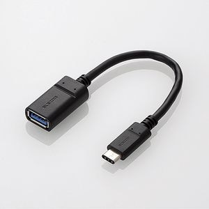 �G���R���bUSB3.1�P�[�u�� (Type-C-Standard-A) 0.15m 3A �u���b�N�bUSB3-AFCM01NBK