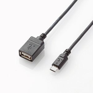 �G���R���bUSB A-microB �ϊ��A�_�v�^ 0.5m�i�u���b�N�j�bTB-MAEMCBN050BK