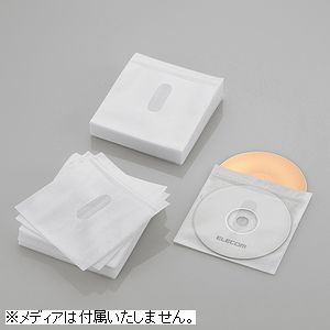 Blu-ray/CD/DVD対応不織布ケース 両面収納タイトルカード付 60枚入/120