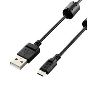 �G���R���b�J�����ڑ��pUSB�P�[�u�� [A to microB] 0.5m 0.5A�i�u���b�N�j�bDGW-AMBF05BK