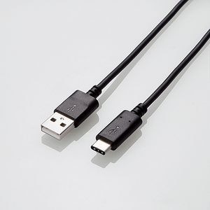 �G���R���b�]��/�[�d�Ή� USB2.0�P�[�u�� A to C 3.0m 3A �u���b�N�bMPA-AC30NBK