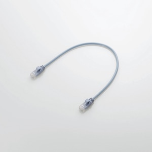 �G���R���bGigabit ���炩 �X�^���_�[�h LAN�P�[�u��(�iCat6�����j0.3m�i�u���[�j�bLD-GPY/BU03
